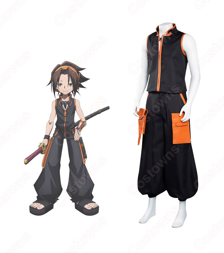送料無料!! 麻倉葉(あさくらよう) コスプレ衣装 『シャーマンキング(SHAMAN KING)』 cosplay 仮装 変装-2