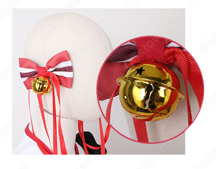 韓国の黒白狐 有栖マナ コスプレ衣装 VTuber 「ぱりぷろ」 cosplay 仮装 変装-6