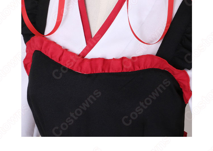 韓国の黒白狐 有栖マナ コスプレ衣装 VTuber 「ぱりぷろ」 cosplay 仮装 変装-9