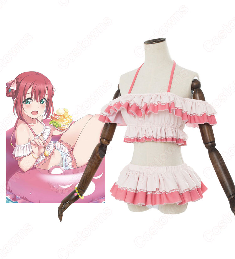 黒澤ルビィ（くろさわるびぃ） 水着 コスプレ衣装 『ラブライブ！サンシャイン！！』 cosplay 仮装 変装 - Costowns