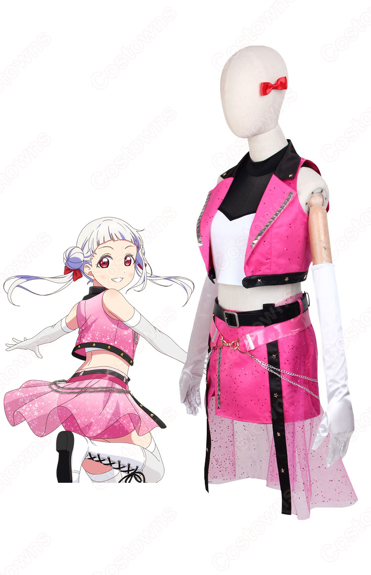 スクフェス Liella! 嵐千砂都（あらしちさと） コスプレ衣装 『ラブライブ！ スクールアイドルフェスティバル』 ＜カラフルパフォーマンス編 反復練習♪＞ cosplay 仮装 変装-2