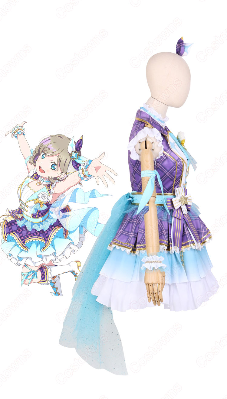 唐可可 フレッシュライブ コスプレ衣装　ラブライブスーパースター スクフェス ラブライブ！スーパースター!! Liella! スクフェス2 唐可可