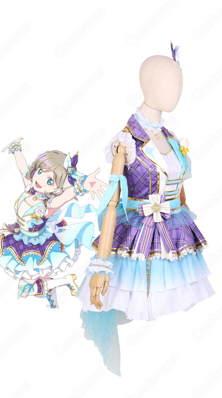 唐可可 フレッシュライブ コスプレ衣装　ラブライブスーパースター スクフェス スクフェス 唐可可（タンクゥクゥ） コスプレ衣装 『ラブライブ