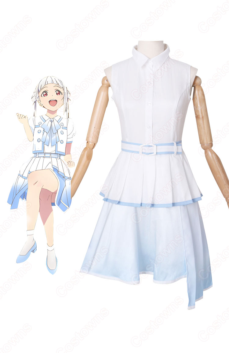 Liella!1stアルバム 「What a Wonderful Dream!!」 嵐千砂都(あらしちさと) コスプレ衣装 『ラブライブ!スーパースター!!』 cosplay 仮装 変装-5