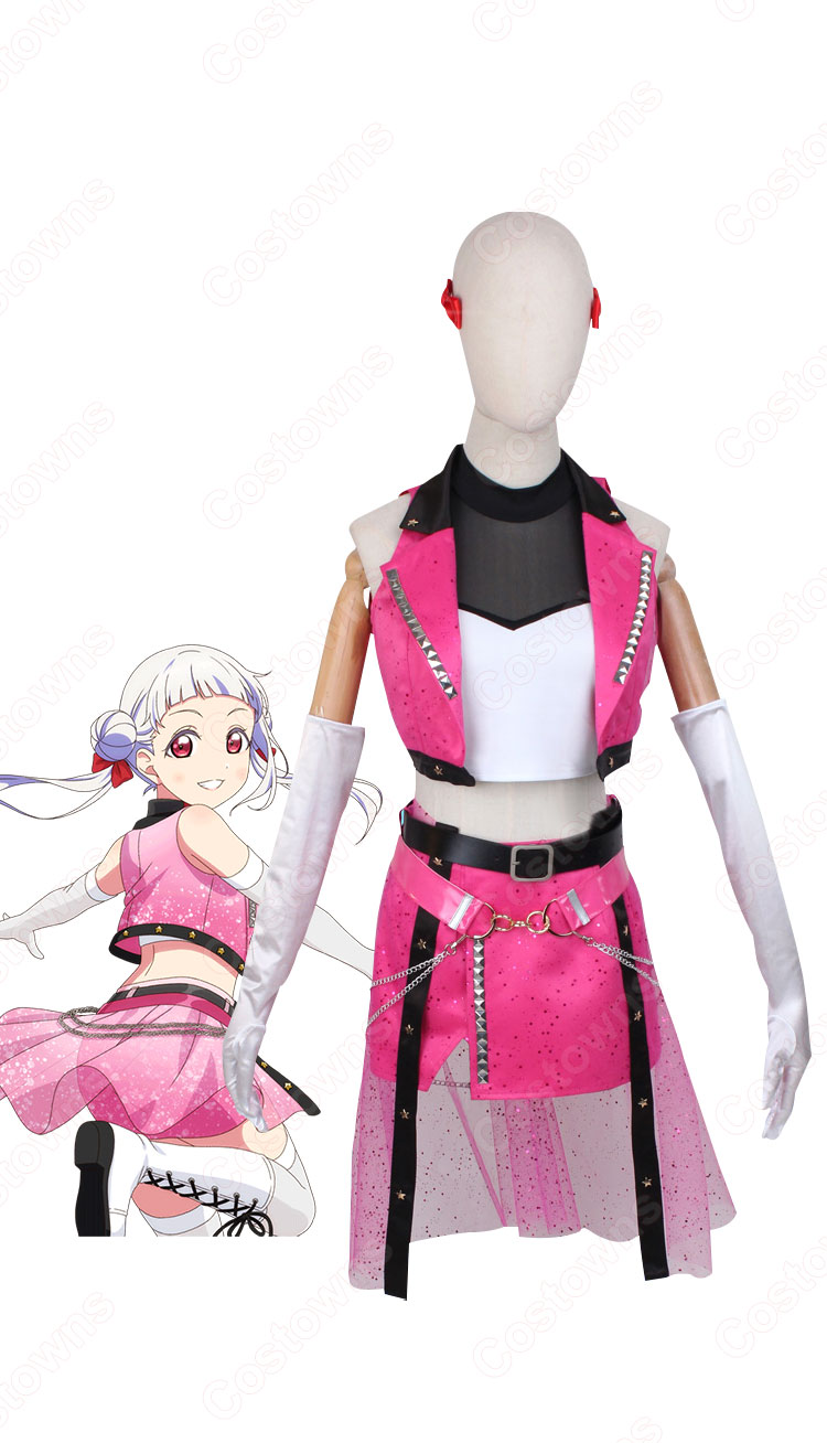 スクフェス Liella! 嵐千砂都（あらしちさと） コスプレ衣装 『ラブライブ！ スクールアイドルフェスティバル』 ＜カラフルパフォーマンス編 反復練習♪＞ cosplay 仮装 変装-1