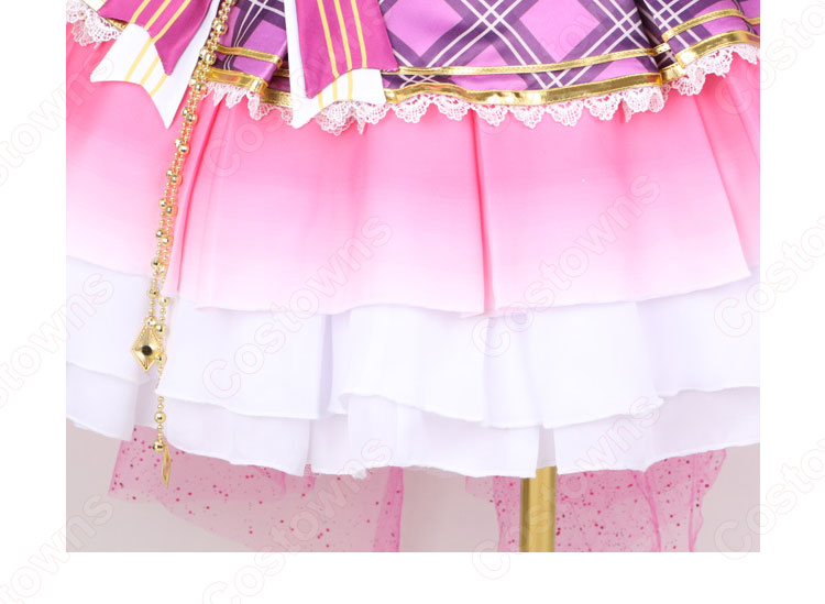 スクフェス 嵐千砂都（あらしちさと） コスプレ衣装 『ラブライブ！ スクールアイドルフェスティバル』 Liella! ＜フレッシュライブ編 フレッシュジャンプ＞ cosplay 仮装 変装-9