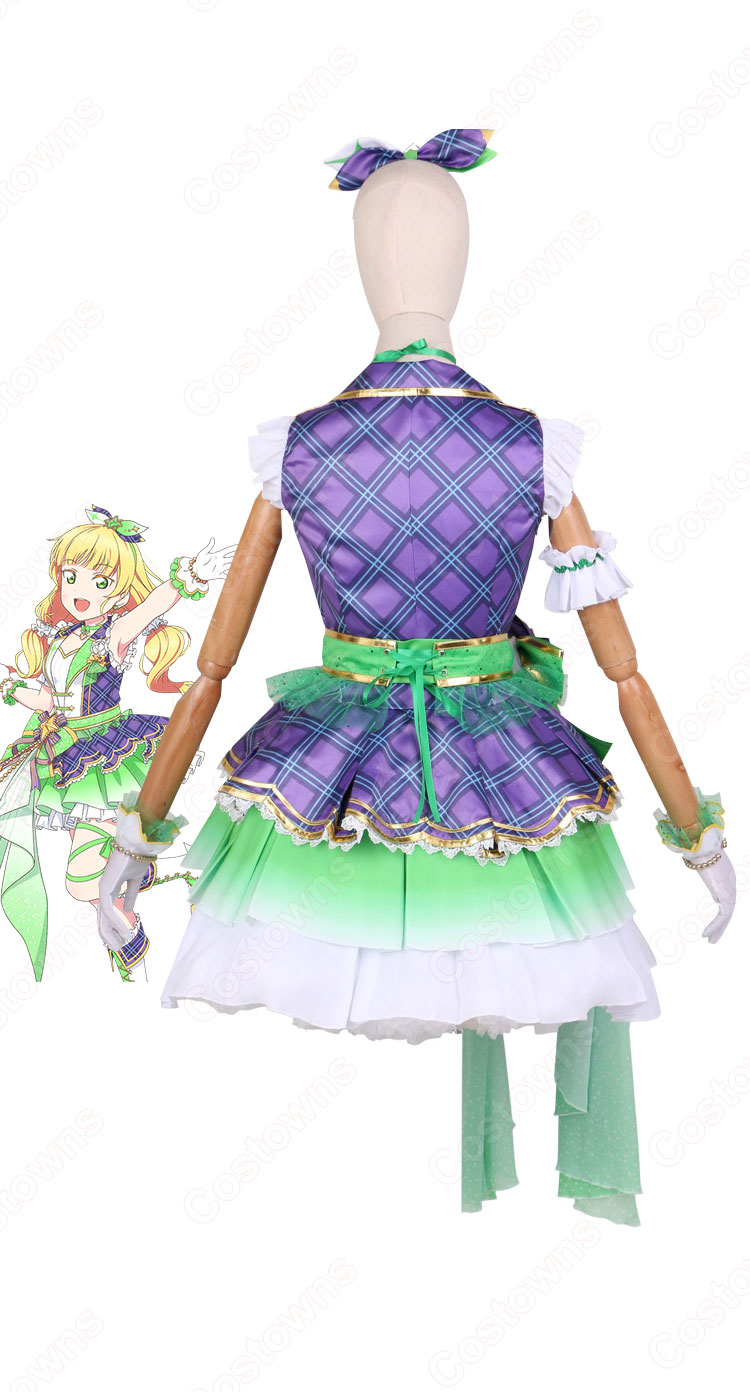 スクフェス 平安名すみれ(へあんなすみれ) コスプレ衣装 『ラブライブ! スクールアイドルフェスティバル』 Liella! <フレッシュライブ編 フレッシュランウェイ> cosplay 仮装 変装-4