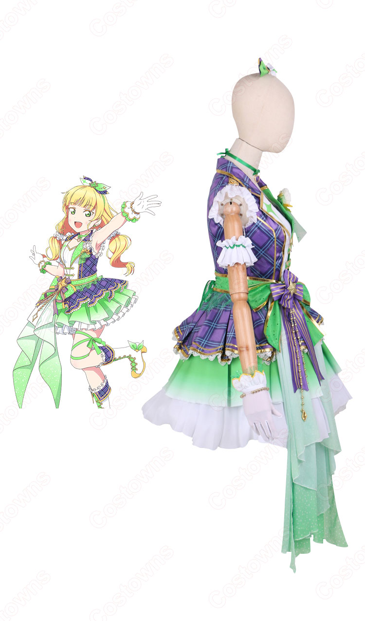 スクフェス 平安名すみれ(へあんなすみれ) コスプレ衣装 『ラブライブ! スクールアイドルフェスティバル』 Liella! <フレッシュライブ編 フレッシュランウェイ> cosplay 仮装 変装-3