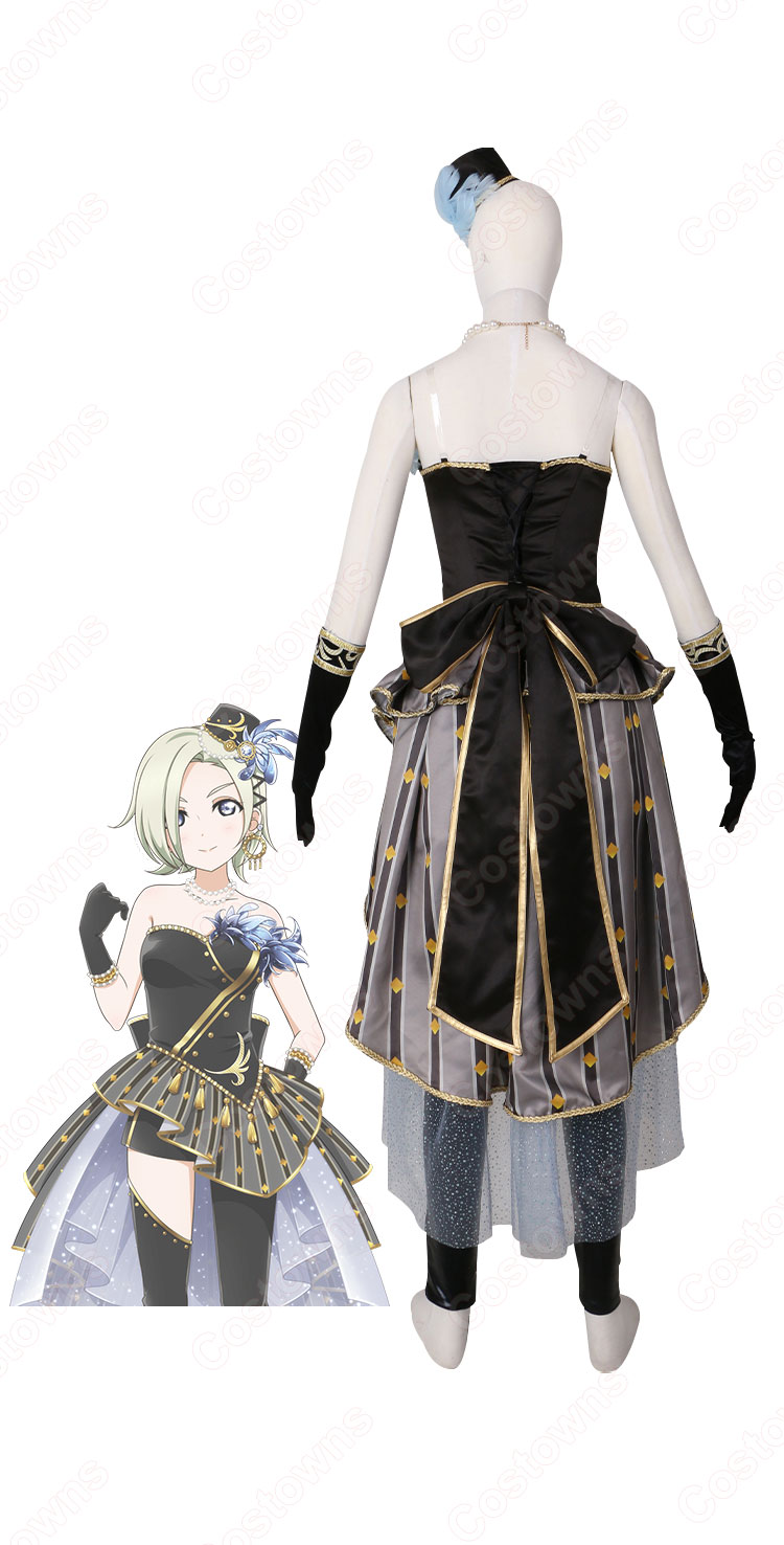 スクスタ ミア・テイラー 「I’m Still」 コスプレ衣装 『ラブライブ! スクールアイドルフェスティバル ALL STARS』 cosplay 仮装 変装-4