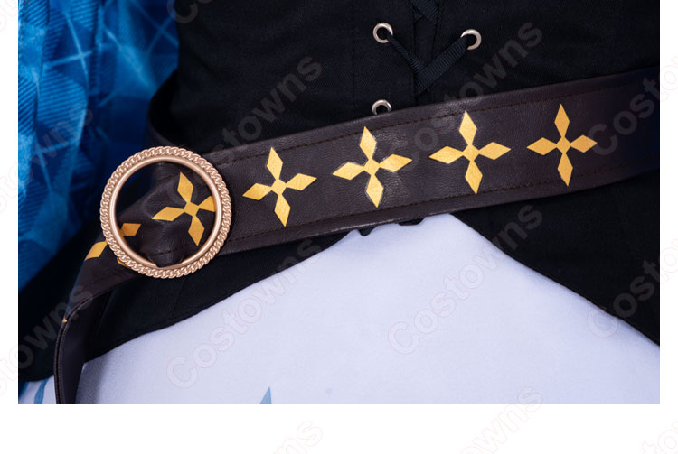 VTuber 雪花ラミィ(なきりあやめ) 初期衣装 コスプレ衣装 「hololive(ホロライブ)」 バーチャルYouTuber 5期生 cosplay 仮装 変装-9