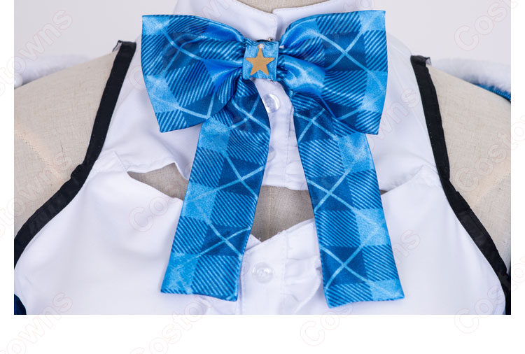 VTuber 雪花ラミィ(なきりあやめ) 初期衣装 コスプレ衣装 「hololive(ホロライブ)」 バーチャルYouTuber 5期生 cosplay 仮装 変装-8