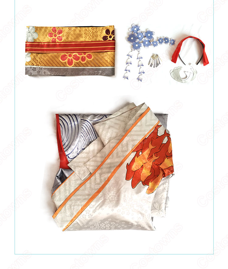 遡及シリーズ 芸者(美智子) 更紗 美人相 コスプレ衣装 『IdentityV 第五人格』(アイデンティティファイブ だいごじんかく) cosplay 仮装 変装-7