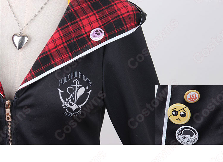 VTuber 宝鐘マリン(ほうしょうマリン ) 水着衣装 コスプレ衣装 「hololive(ホロライブ)」 3期生 船長 新衣装 cosplay 仮装 変装-8