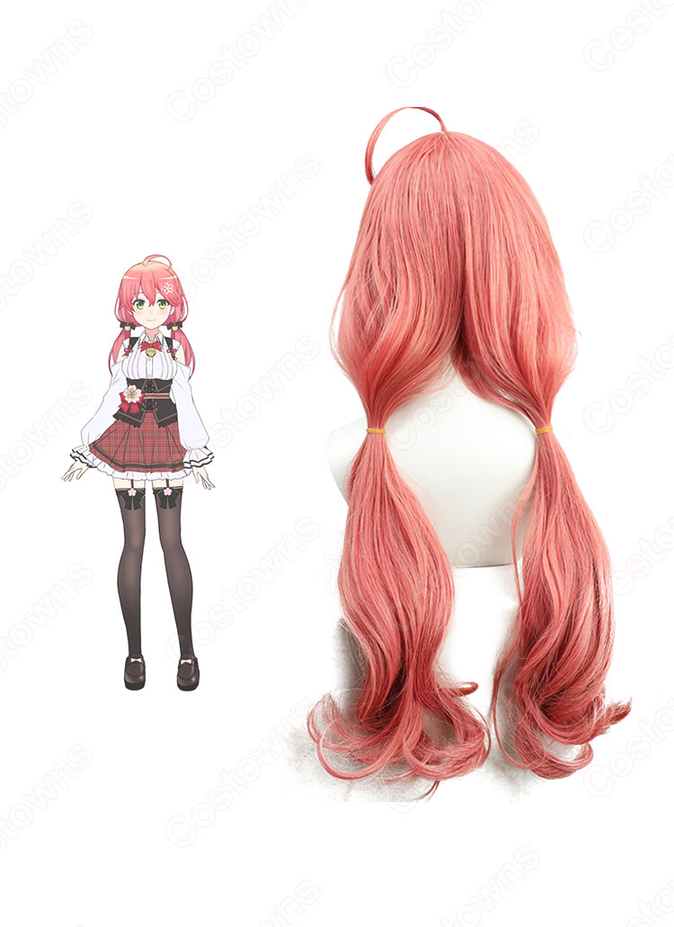 VTuber さくらみこ 私服 コスプレウィッグ 「hololive