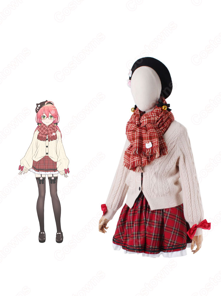 VTuber さくらみこ 私服 コスプレ衣装 「hololive（ホロライブ）」 新衣装 cosplay 仮装 変装 - Costowns