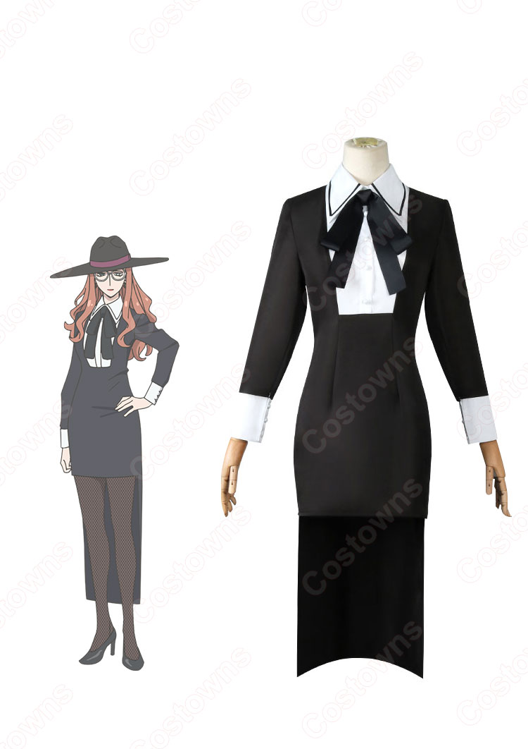 鋼鉄の淑女（フルメタル・レディ） シルヴィア・シャーウッド コスプレ衣装 『SPY×FAMILY』（スパイファミリー） 黄昏の上司 cosplay 仮装 変装-1
