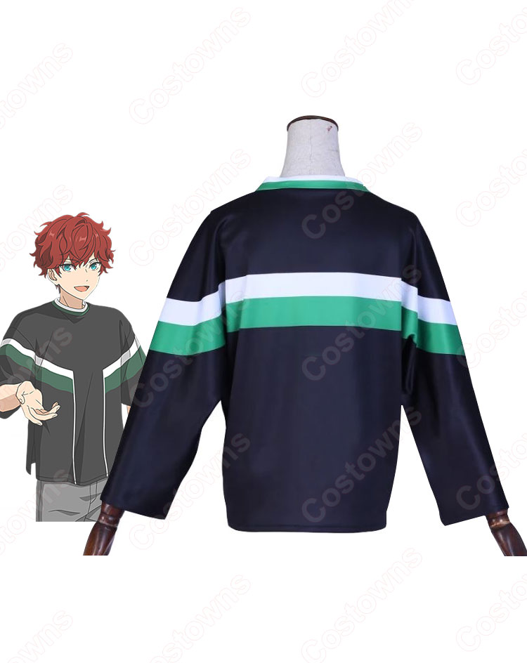 あんスタ 手作り返礼 天城一彩（あまぎひいろ） Tシャツ コスプレ衣装 『あんさんぶるスターズ！！』 ALKALOID トップス cosplay 仮装 変装-3