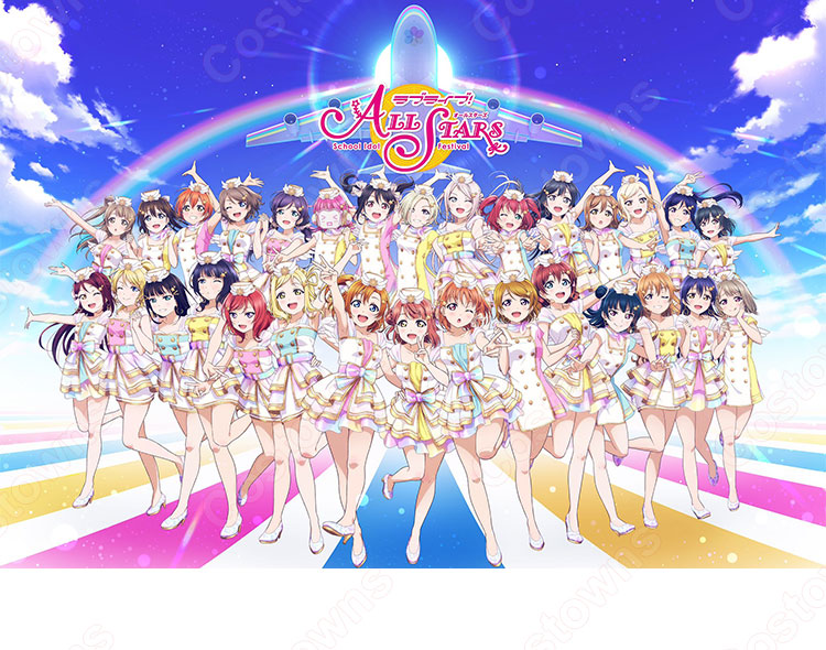 スクスタ3rdシーズン 小泉花陽 星空凛 矢澤にこ コスプレ衣装 『ラブライブ! スクールアイドルフェスティバル ALL STARS』 cosplay 仮装 変装-1