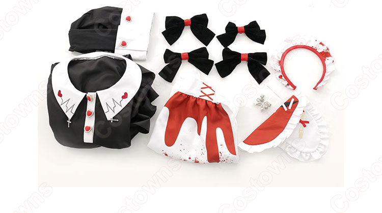 ハロウィン メイド服 ロリータ(Lolita) ワンピース 大人 コスチューム 仮装-15