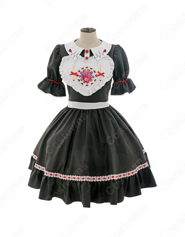 ハロウィン メイド服 ロリータ（Lolita) ワンピース 大人