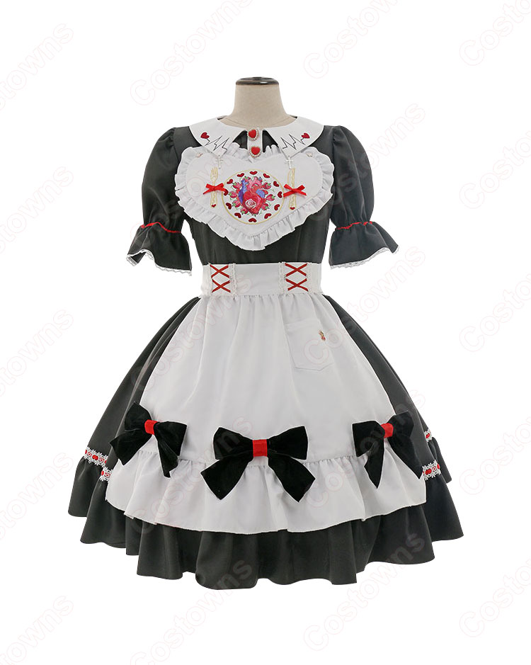 ハロウィン メイド服 ロリータ(Lolita) ワンピース 大人 コスチューム 仮装-6