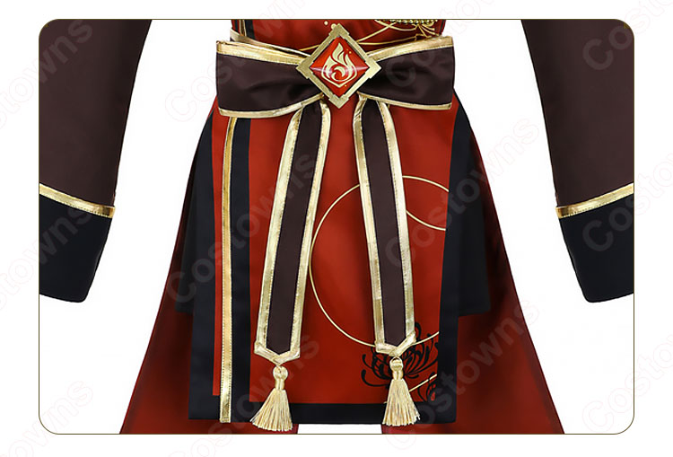 フータオ(胡桃) コスプレ衣装 『原神×SWEETS PARADISE -岩華聚餐-』 コラボカフェ cosplay 仮装 変装-6