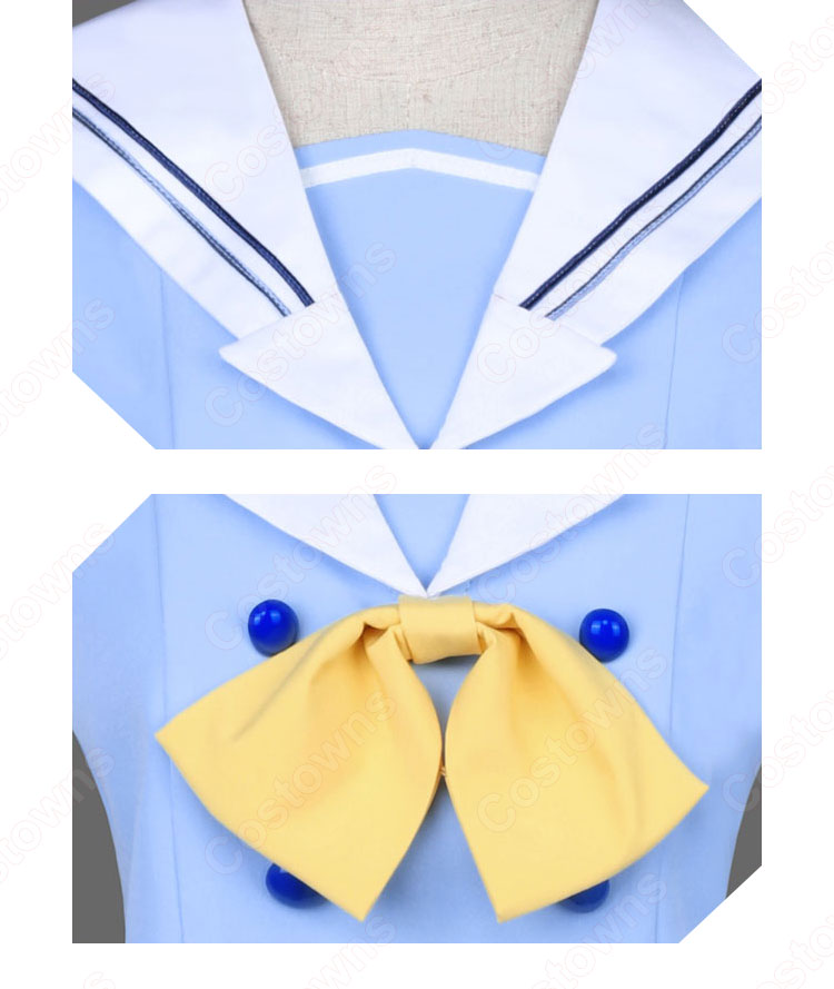 アズレン 綾波(アヤナミ) 壱式給仕海軍制服 コスプレ衣装 『アズールレーン』×「CoCo壱番屋・パスタデココ」 コラボ衣装 セーラー服 cosplay 仮装 変装-5