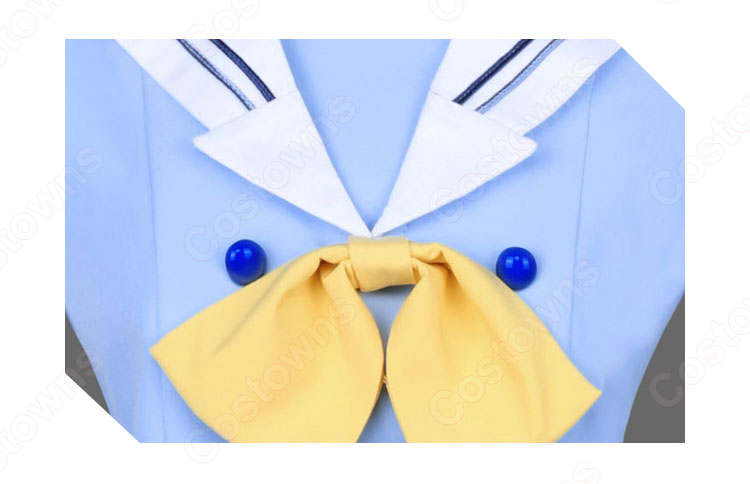 アズレン 綾波(アヤナミ) 壱式給仕海軍制服 コスプレ衣装 『アズールレーン』×「CoCo壱番屋・パスタデココ」 コラボ衣装 セーラー服 cosplay 仮装 変装-4