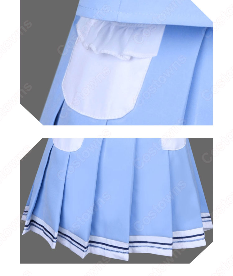 アズレン 綾波(アヤナミ) 壱式給仕海軍制服 コスプレ衣装 『アズールレーン』×「CoCo壱番屋・パスタデココ」 コラボ衣装 セーラー服 cosplay 仮装 変装-8