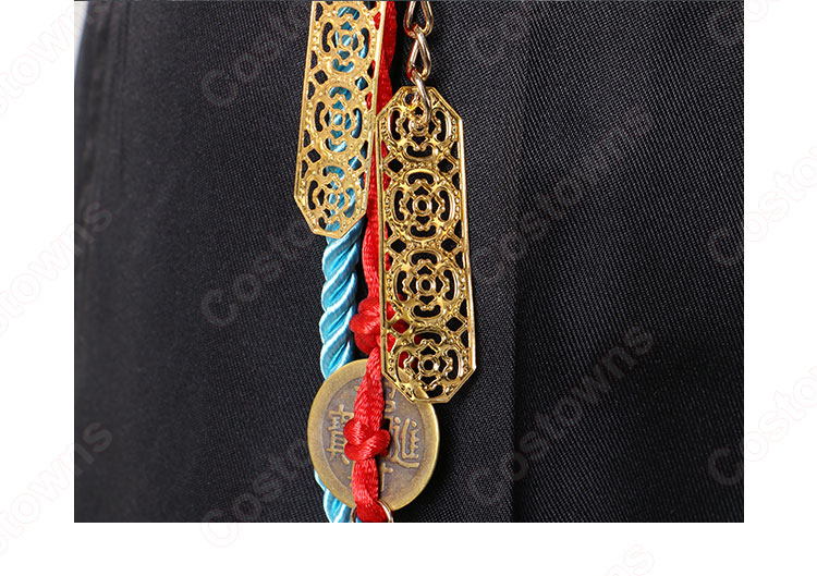 ウユウ 冷山月 新コーデ コスプレ衣装 『アークナイツ』 炎国 cosplay 仮装 変装-10