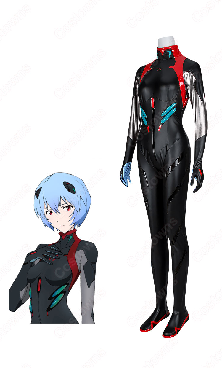 Amazon.co.jp: 綾波レイ プラグスーツ コスプレ衣装 ＋道具
