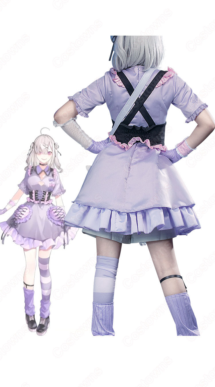 Vtuber 健屋花那（すこやかな） 洋裝 新衣装 コスプレ衣装 『にじさんじ』 バーチャルYouTuber cosplay 仮装 変装 -  Costowns