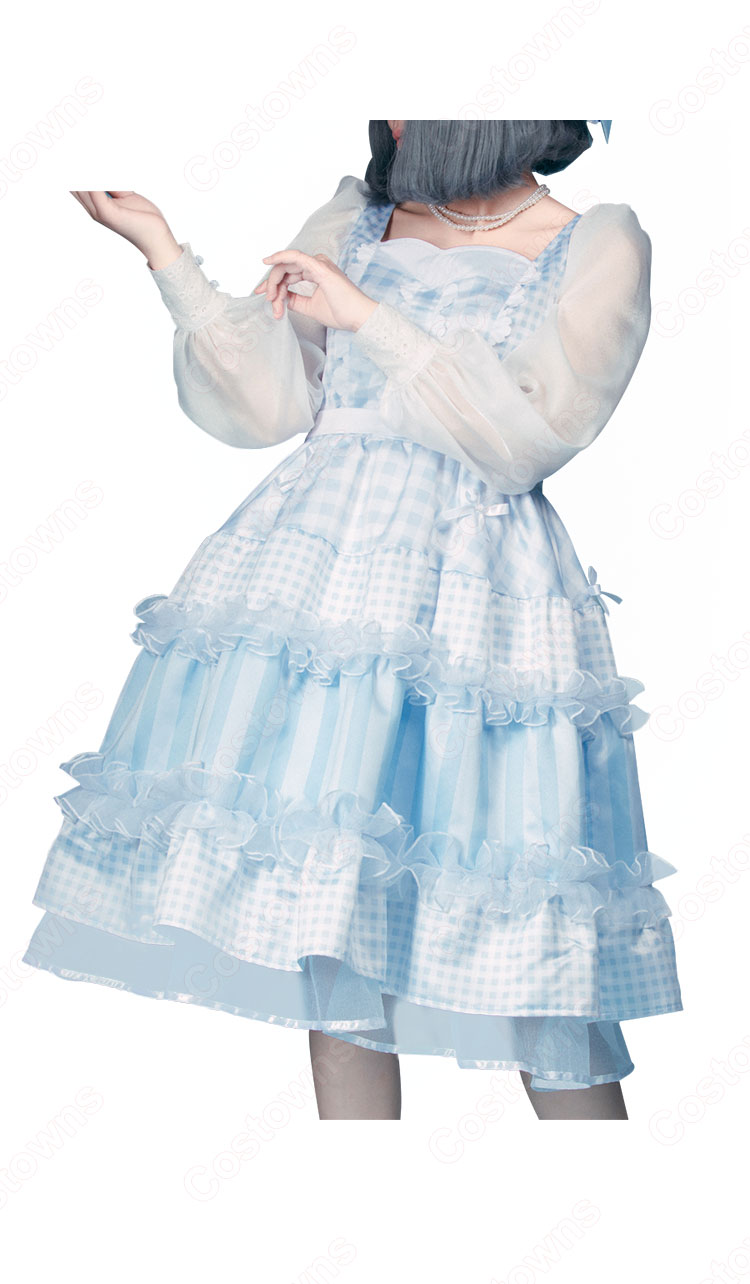 唐可可(たんくぅくぅ) 水色のSunday コスプレ衣装 『ラブライブ!スーパースター!!』 cosplay 仮装 変装-2
