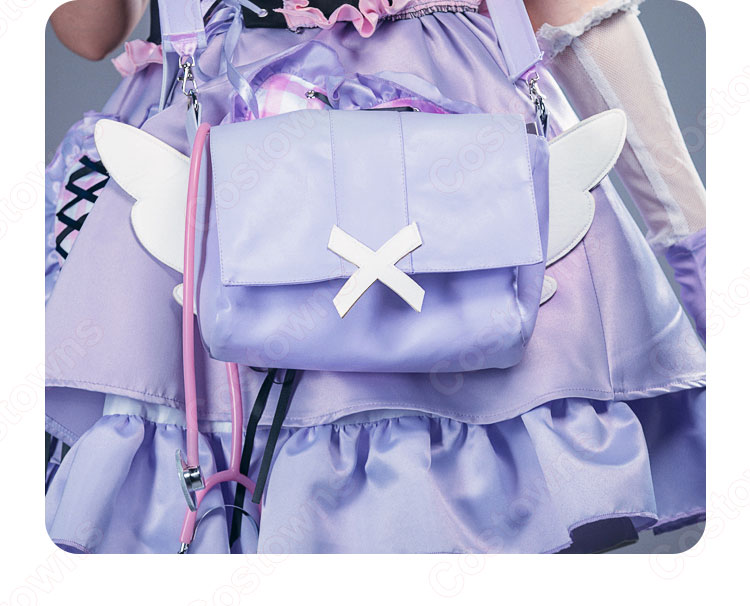 Vtuber 健屋花那（すこやかな） 洋裝 新衣装 コスプレ衣装 『にじさんじ』 バーチャルYouTuber cosplay 仮装 変装-8