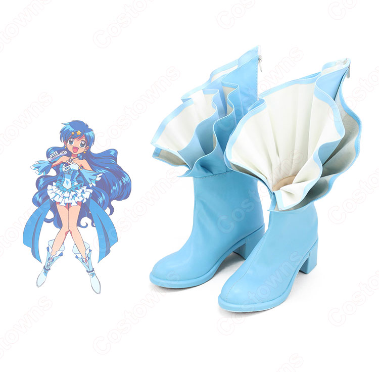 宝生波音（ほうしょうはのん） コスプレ靴 『マーメイドメロディーぴちぴちピッチ』 コスプレ シューズ コスプレ用 道具-3