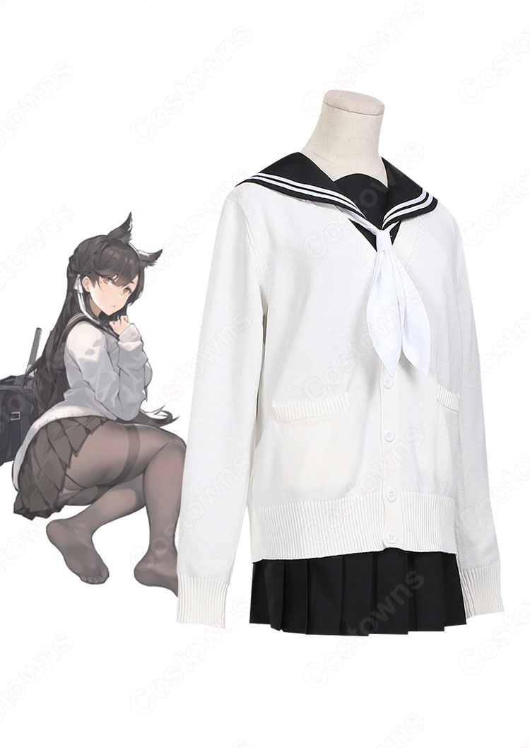 アズレン 愛宕(アタゴ) 学園トロイメライ コスプレ衣装 セーラー服 制服 『アズールレーン』 cosplay 仮装 変装-2