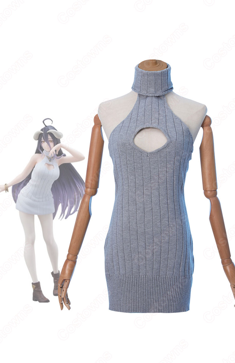 オーバーロード アルベド ニットワンピースver. コスプレ衣装-1