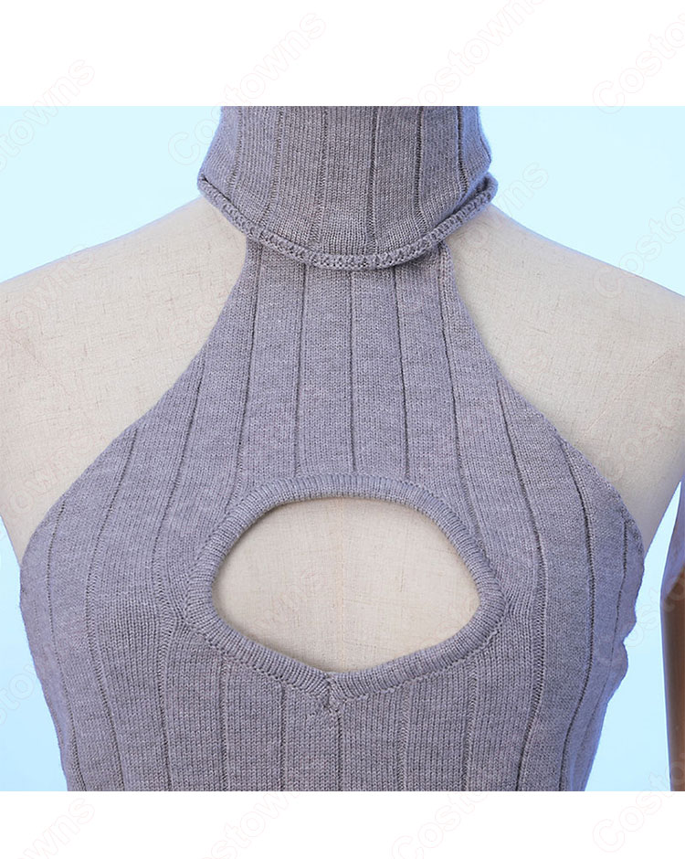 オーバーロード アルベド ニットワンピースver. コスプレ衣装-4