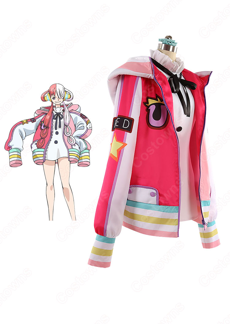 ワンピース 謎の少女 ウタ コスプレ衣装 コート 『ONE PIECE FILM RED』（ワンピース フィルム レッド） シャンクスの娘  cosplay 仮装 変装 - Costowns