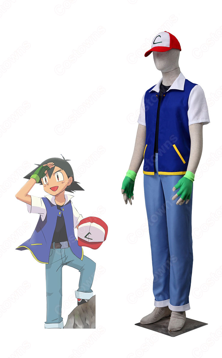 無印編 サトシ コスプレ衣装『ポケットモンスター』 cosplay 仮装 変装-2