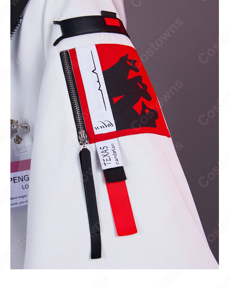 アークナイツ テキサス 冬の使者 コスプレ衣装-5