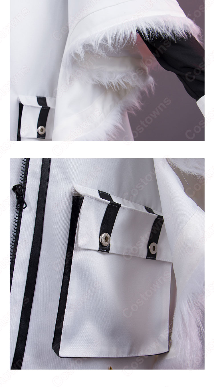 アークナイツ テキサス 冬の使者 コスプレ衣装-7