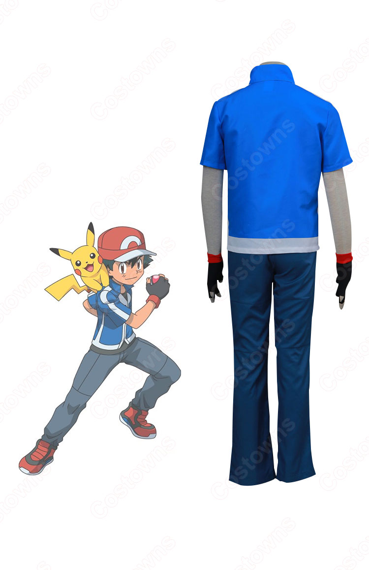 サトシ 日常服 コスプレ衣装 『ポケットモンスター XY』（ポケットモンスター エックスワイ） cosplay 仮装 変装-4