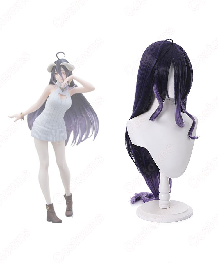 オーバーロード アルベド コスプレウィッグ 耐熱かつら 通販-2