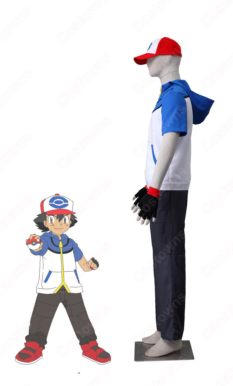 ベストウイッシュ編 サトシ コスプレ衣装 『ポケットモンスター ベストウイッシュシリーズ(BW)』 cosplay 仮装 変装-3