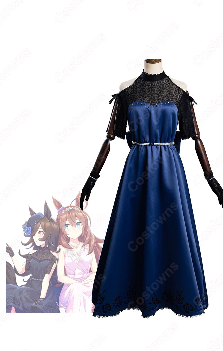 ウマ娘 ライスシャワー ドレス コスプレ衣装 『ウマ娘 プリティーダービー』(ウマむすめ プリティーダービー) なかよし☆こよしちゃん~探求編~ 祝福はフーガ cosplay 仮装 変装-1