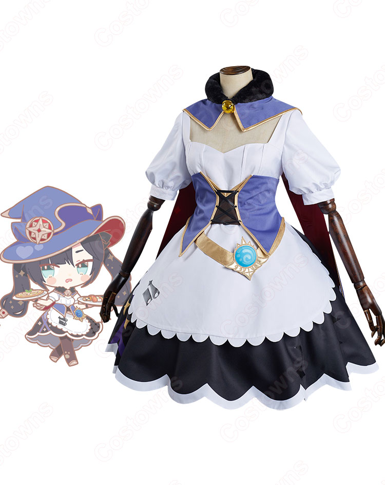 アストローギスト・モナ・メギストス メイド服 コスプレ衣装『原神×SWEETS PARADISE -そよ風の饗宴-』 cosplay 仮装 変装