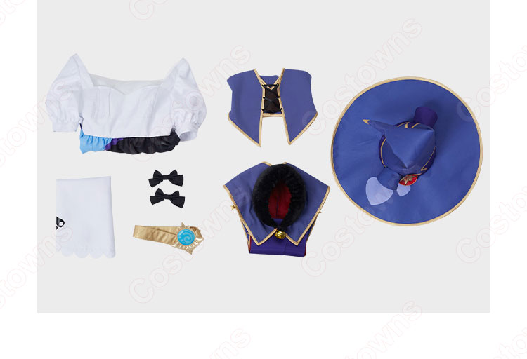 アストローギスト・モナ・メギストス メイド服 コスプレ衣装『原神×SWEETS PARADISE -そよ風の饗宴-』 cosplay 仮装 変装-6