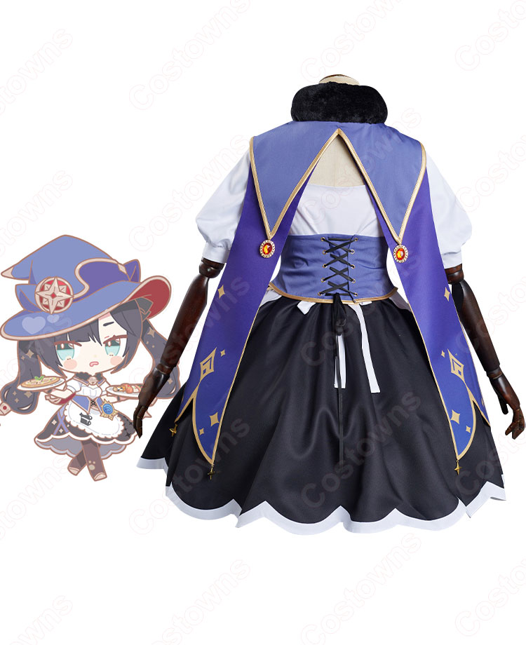 アストローギスト・モナ・メギストス メイド服 コスプレ衣装『原神×SWEETS PARADISE -そよ風の饗宴-』 cosplay 仮装 変装 -  Costowns