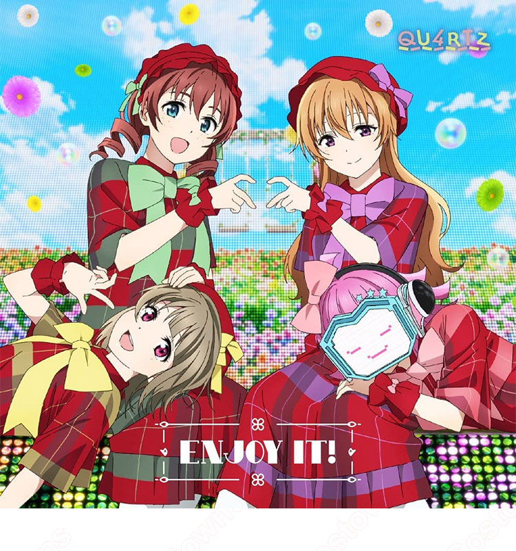 QU4RTZ ENJOY IT! コスプレ衣装 『ラブライブ!虹ヶ咲学園 QU4RTZ ENJOY IT! コスプレ衣装 『ラブライブ!虹ヶ咲学園